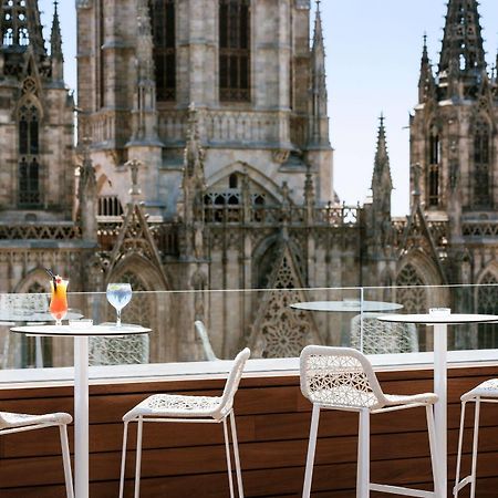 Lamaro Hotel Barcelona Kültér fotó Terrace of the hotel